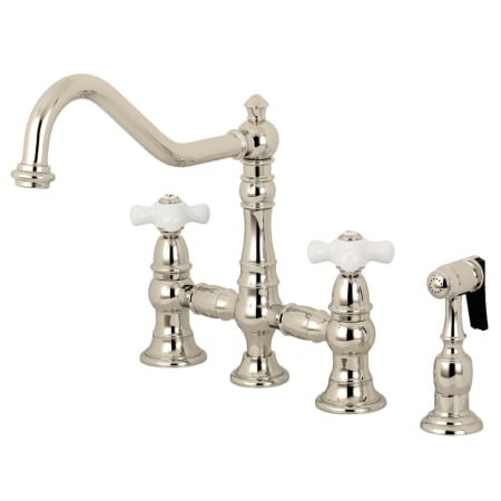 A large image of the Kingston Brass KS327.PXBS Polished Nickel
