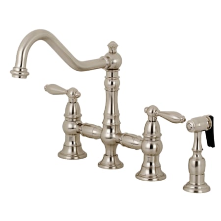 A large image of the Kingston Brass KS327.ALBS Brushed Nickel