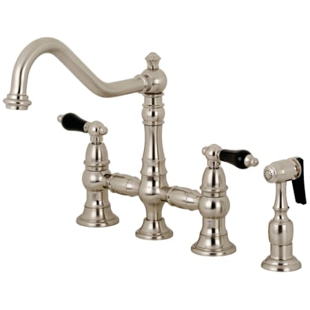 A large image of the Kingston Brass KS327.PKLBS Brushed Nickel
