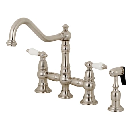 A large image of the Kingston Brass KS327.PLBS Brushed Nickel
