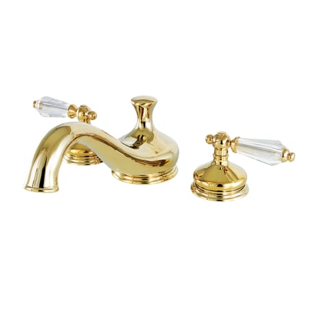 A large image of the Kingston Brass KS333WLL Polished Brass