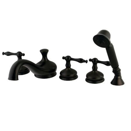 A large image of the Kingston Brass KS333.5NL Oil Rubbed Bronze