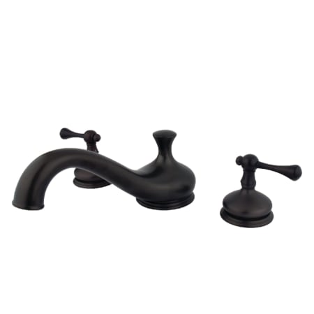 A large image of the Kingston Brass KS333.BL Oil Rubbed Bronze