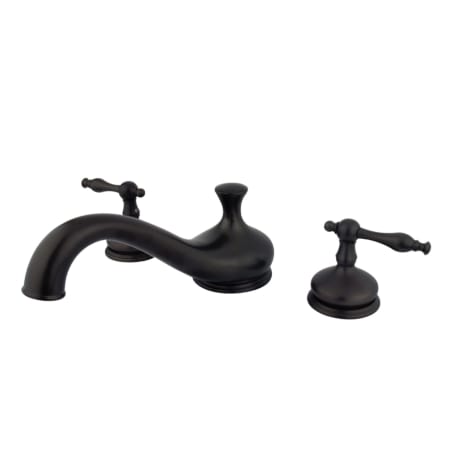 A large image of the Kingston Brass KS333.NL Oil Rubbed Bronze