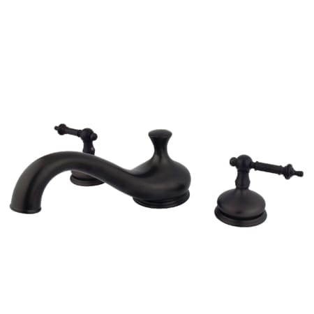 A large image of the Kingston Brass KS333.TL Oil Rubbed Bronze
