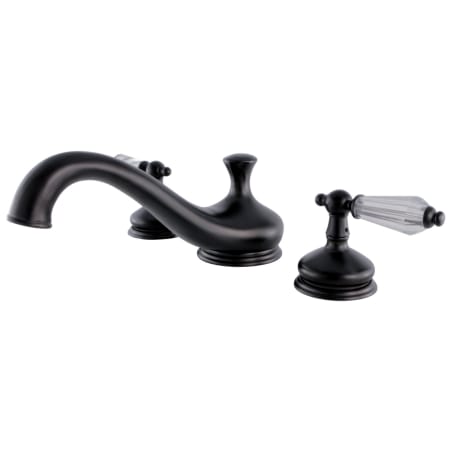 A large image of the Kingston Brass KS333WLL Oil Rubbed Bronze