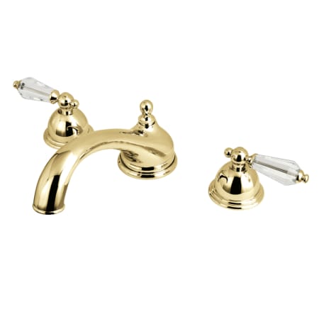 A large image of the Kingston Brass KS335.WLL Polished Brass