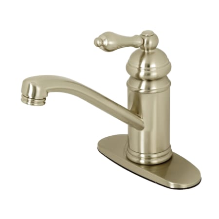 A large image of the Kingston Brass KS340.AL Brushed Nickel