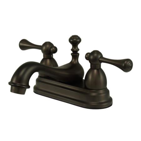 A large image of the Kingston Brass KS360.BL Oil Rubbed Bronze