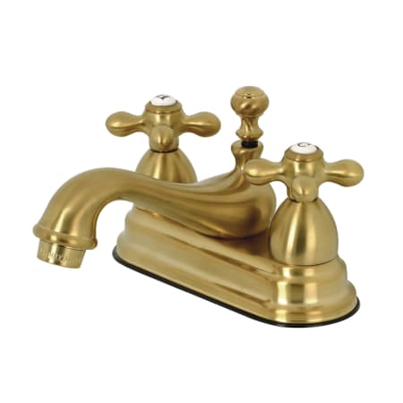 A large image of the Kingston Brass KS360.AX Brushed Brass