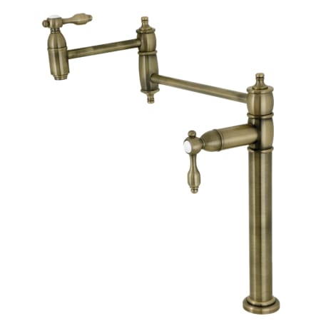 A large image of the Kingston Brass KS370.TAL Antique Brass