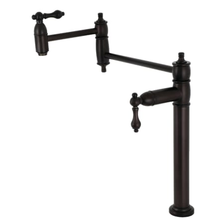 A large image of the Kingston Brass KS370.AL Oil Rubbed Bronze