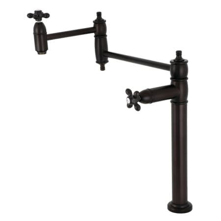 A large image of the Kingston Brass KS370.AX Oil Rubbed Bronze