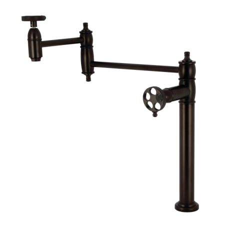 A large image of the Kingston Brass KS370.RKZ Oil Rubbed Bronze