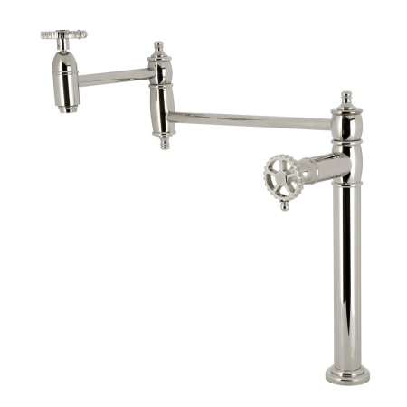 A large image of the Kingston Brass KS370.CG Polished Nickel