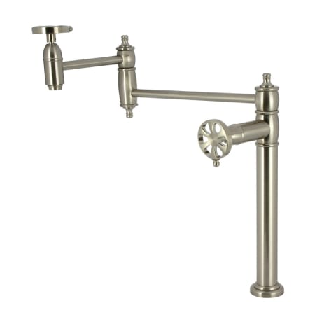 A large image of the Kingston Brass KS370.RX Brushed Nickel
