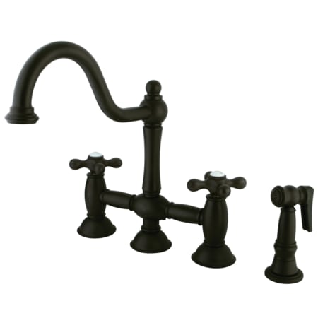 A large image of the Kingston Brass KS379.AXBS Oil Rubbed Bronze