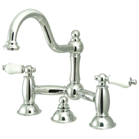 A large image of the Kingston Brass KS391.PL Polished Chrome