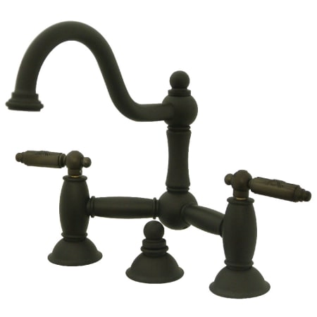 A large image of the Kingston Brass KS391.GL Oil Rubbed Bronze