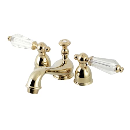 A large image of the Kingston Brass KS395.WLL Polished Brass