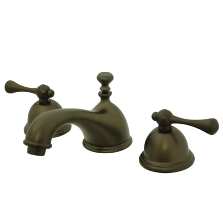 A large image of the Kingston Brass KS396.BL Oil Rubbed Bronze
