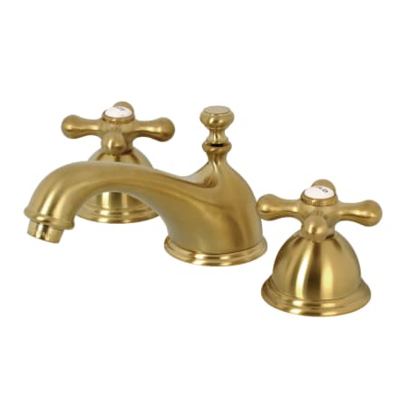 A large image of the Kingston Brass KS396.AX Brushed Brass