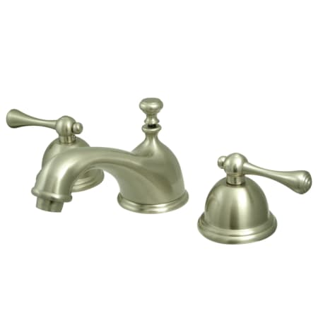 A large image of the Kingston Brass KS396.BL Brushed Nickel