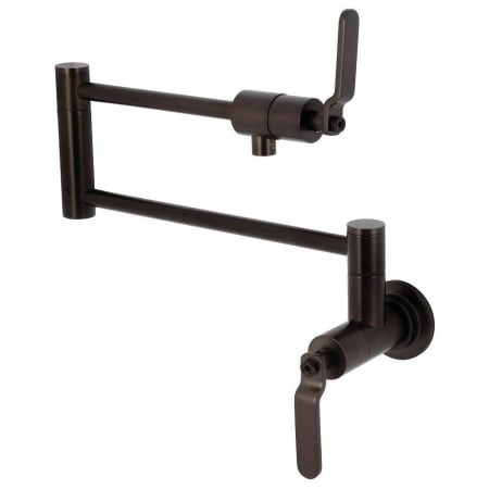 A large image of the Kingston Brass KS410KL Oil Rubbed Bronze