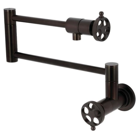 A large image of the Kingston Brass KS410.RKZ Oil Rubbed Bronze