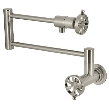 A large image of the Kingston Brass KS410.RX Brushed Nickel