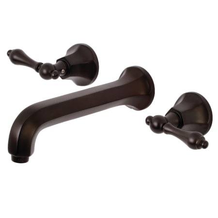 A large image of the Kingston Brass KS412.AL Oil Rubbed Bronze