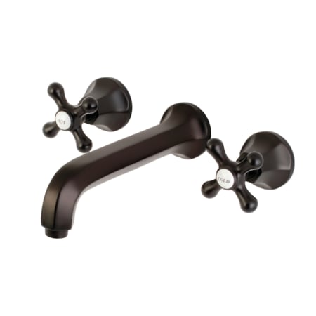 A large image of the Kingston Brass KS412.AX Oil Rubbed Bronze