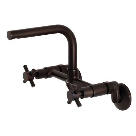 A large image of the Kingston Brass KS412 Oil Rubbed Bronze