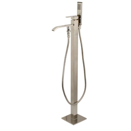 A large image of the Kingston Brass KS413.QLL Polished Nickel