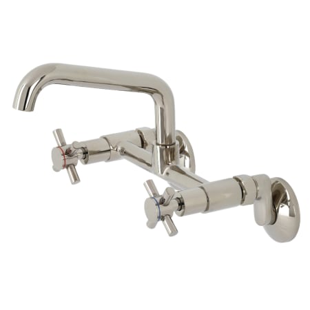 A large image of the Kingston Brass KS423 Polished Nickel