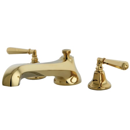 A large image of the Kingston Brass KS430.HL Polished Brass