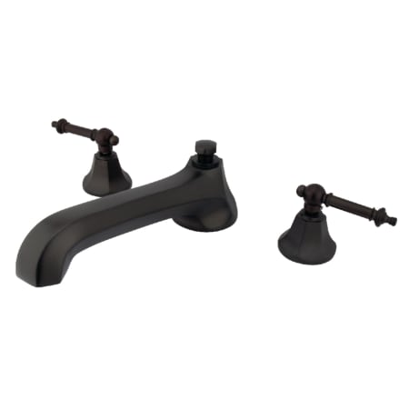 A large image of the Kingston Brass KS430.TL Oil Rubbed Bronze