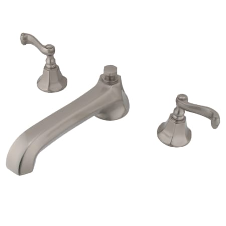 A large image of the Kingston Brass KS430.FL Brushed Nickel