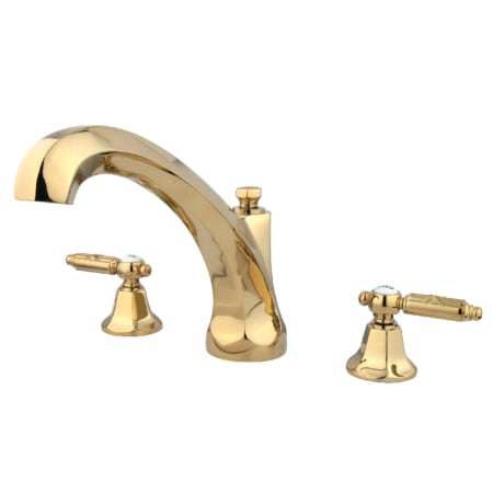 A large image of the Kingston Brass KS432.GL Polished Brass