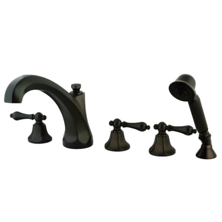 A large image of the Kingston Brass KS432.5AL Oil Rubbed Bronze