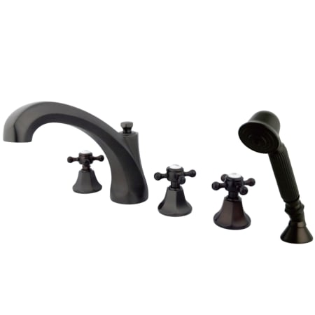 A large image of the Kingston Brass KS432.5BX Oil Rubbed Bronze