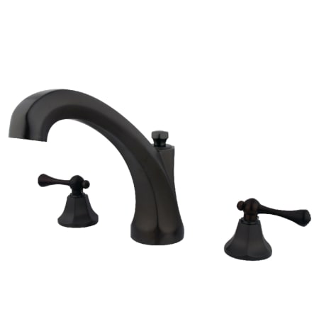 A large image of the Kingston Brass KS432.BL Oil Rubbed Bronze