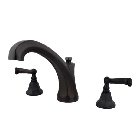 A large image of the Kingston Brass KS432.FL Oil Rubbed Bronze
