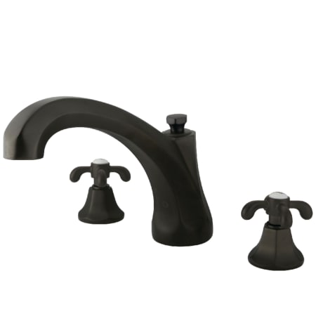 A large image of the Kingston Brass KS432.TX Oil Rubbed Bronze