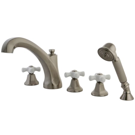 A large image of the Kingston Brass KS432.5PX Brushed Nickel