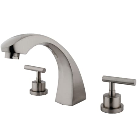 A large image of the Kingston Brass KS436.CML Brushed Nickel