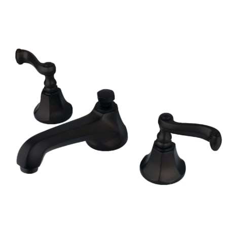 A large image of the Kingston Brass KS446.FL Oil Rubbed Bronze