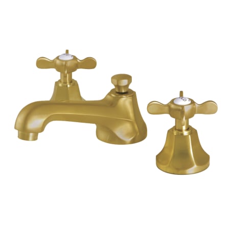 A large image of the Kingston Brass KS446.BEX Brushed Brass