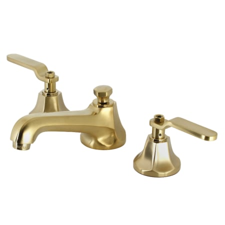 A large image of the Kingston Brass KS446.KL Brushed Brass