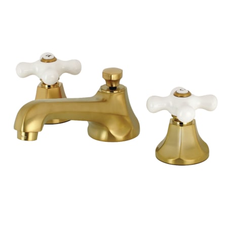 A large image of the Kingston Brass KS446.PX Brushed Brass